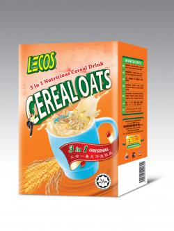 Lecos 3in1 Cereal Oat 30g x 6's Box